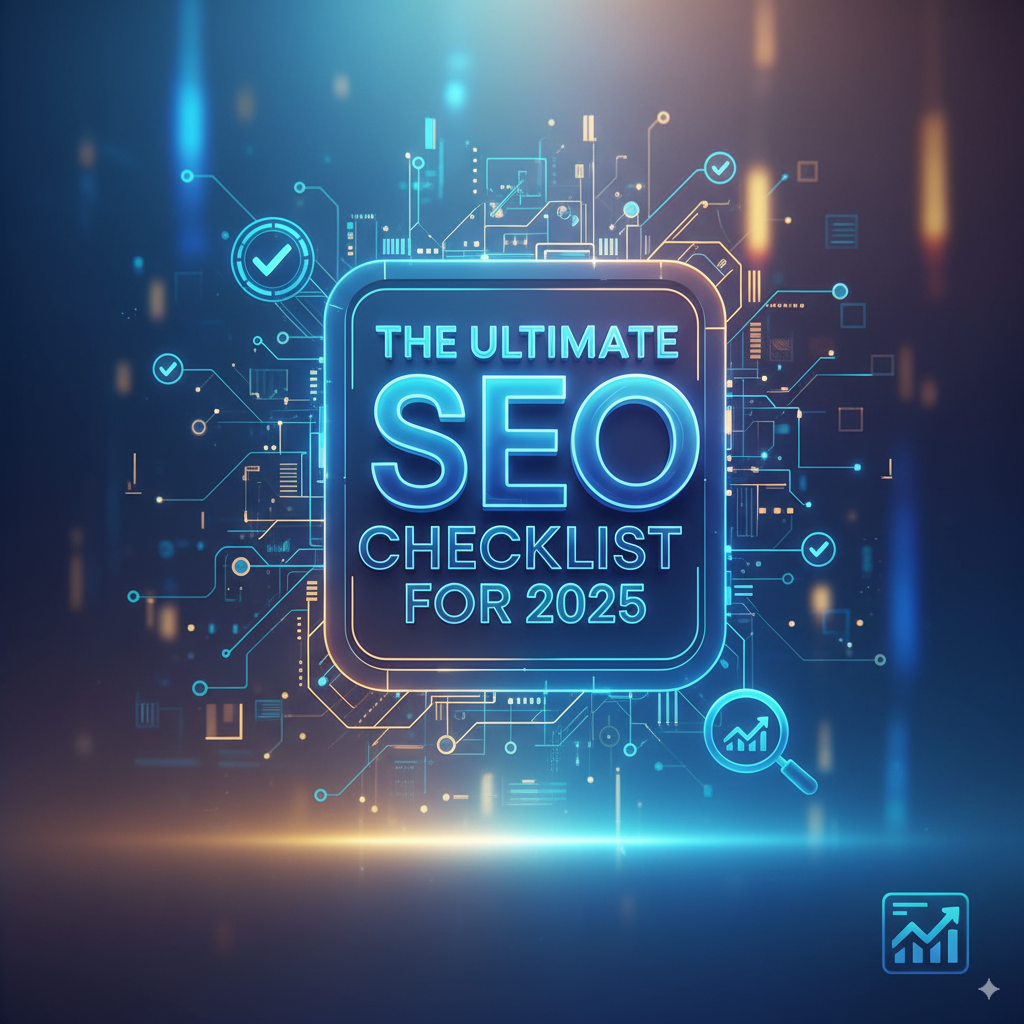 SEO analytics overview dashboard showing traffic and Core Web Vitals